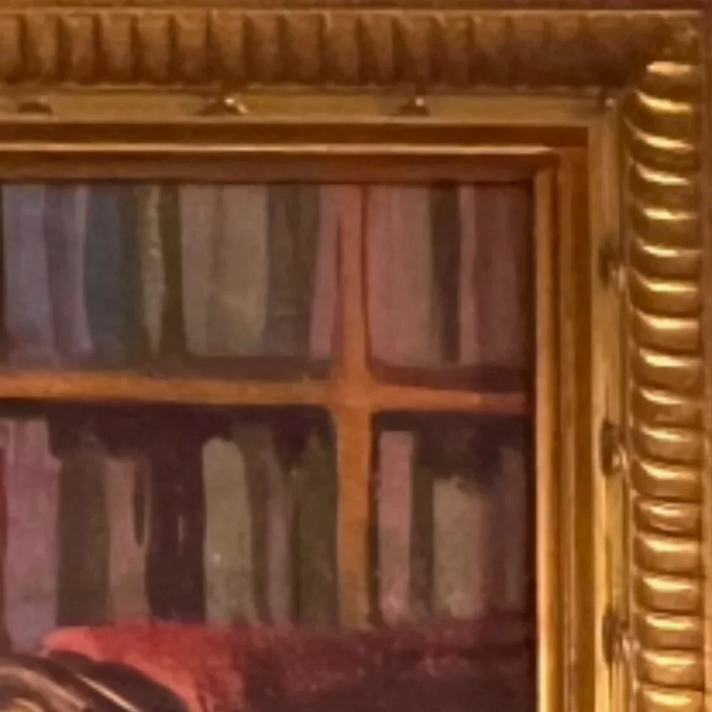 ORIGINAL PAINTING - Rachel Van Wylen Oil Painting - Gold Framed - Picture 5 of 6